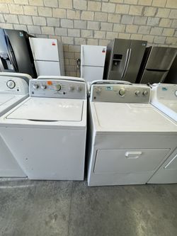 Washer & Electric Dryer Lavadora Y C Secadora 