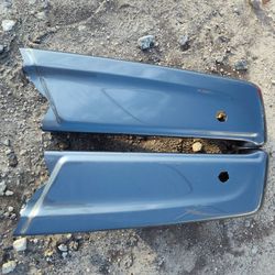 Rear Bumper Corners Left And Right Gray OEM In Color