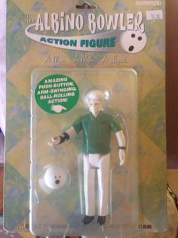 Albino bowler collectable action figure