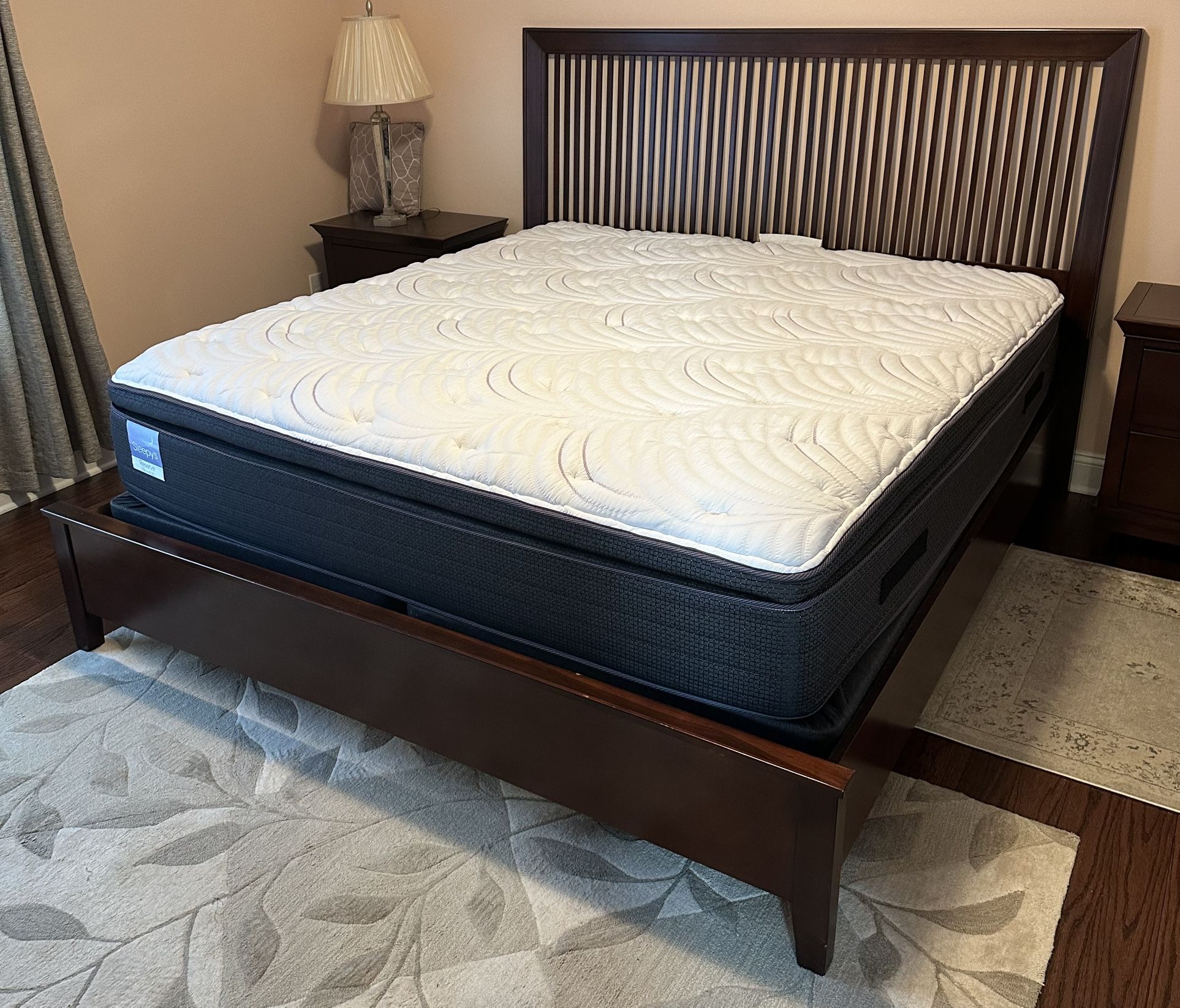 New Sleepys Reserve Pillow Top King Mattress & Box Springs