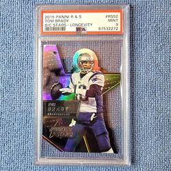 Tom Brady 2015 Panini R&S D/C Stars-Longevity #RSS2 Psa 9 New England Patriots 