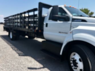 2016 Ford F-650 6.7L Diesel — $17,900�26' Flatbed Work Truck�Tommy Liftgate�140,000 Miles�Power Windows and Door Locks�Automatic Transmission�No issue