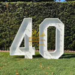 4ft Wooden Marquee Numbers For Sale!