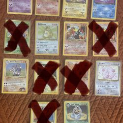 Pokemon Cards Vintage MP & HP