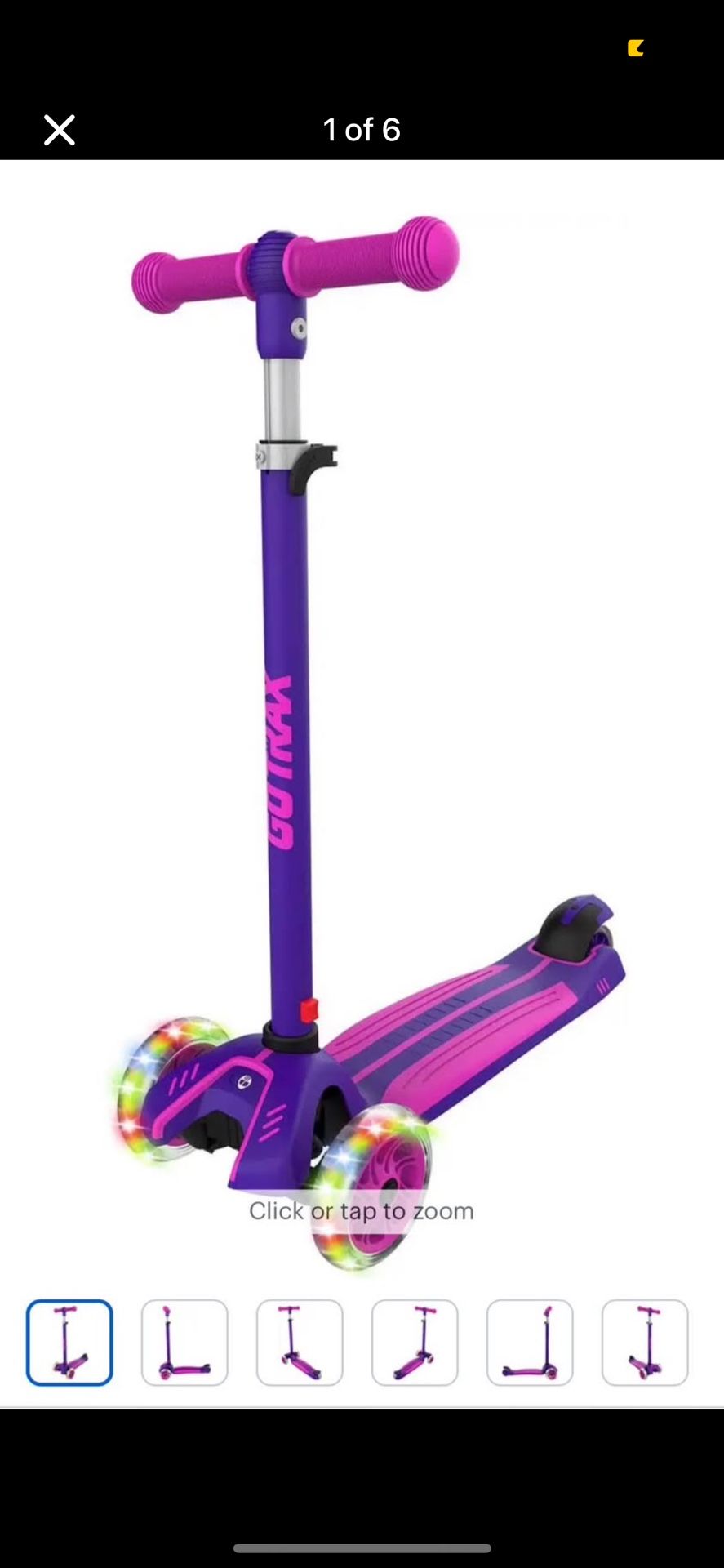 Girl Scooter New In Box