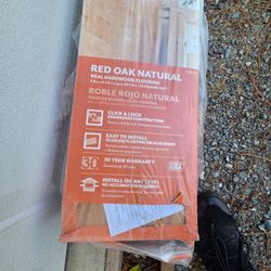 Real Red Oad Hardwood flooring 1.5 boxes