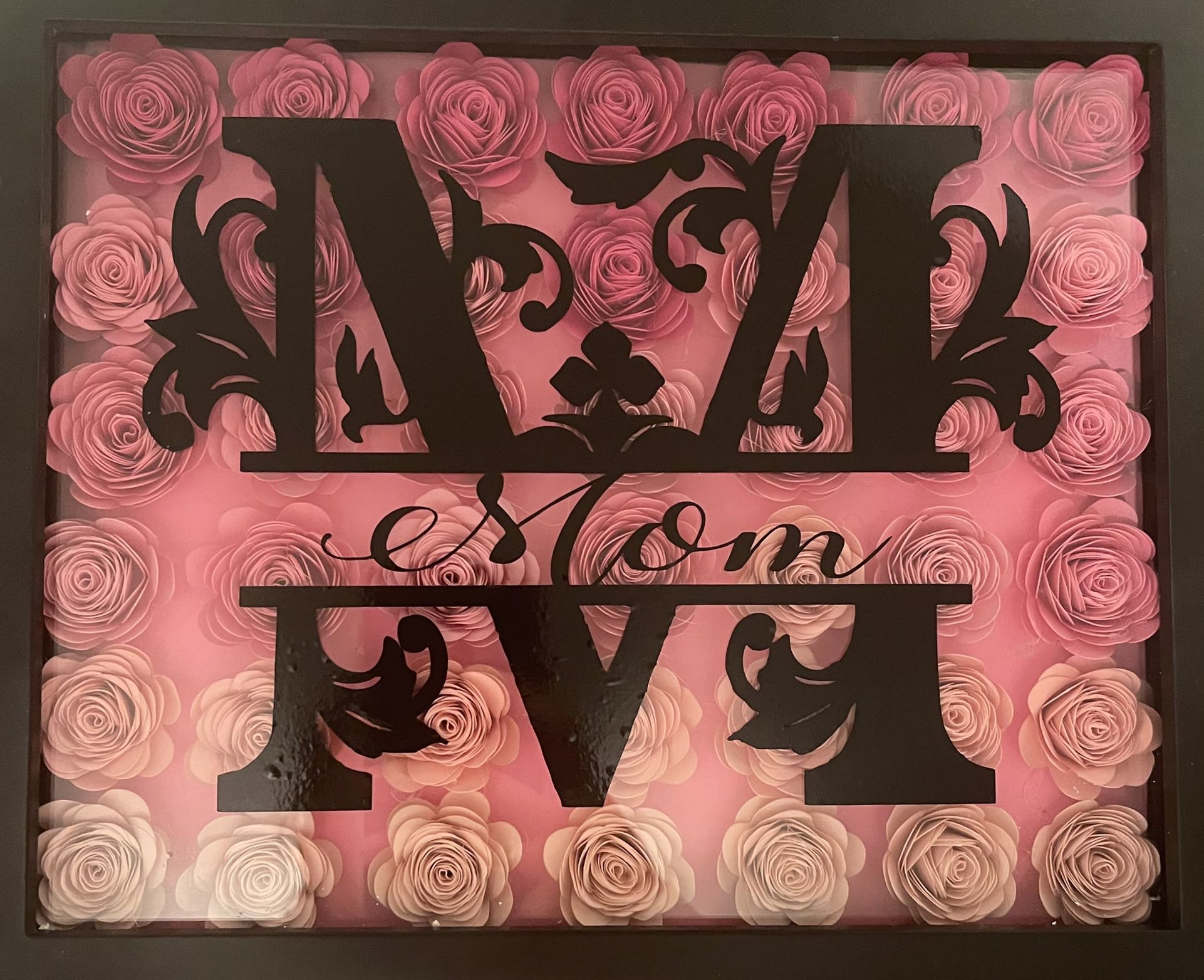 Personalize shadow boxes