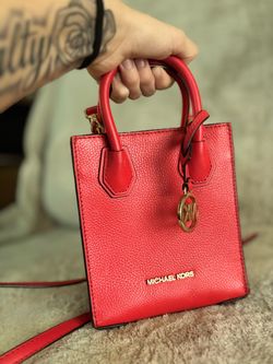 Michael Kors Red Mini Tote Handbag