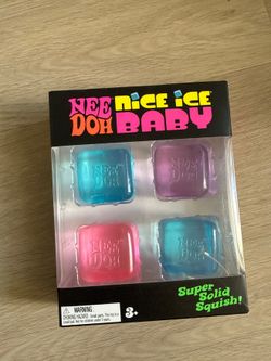 NeeDoh Nice Ice Baby 4-Pack Mini Squishies - New in Box