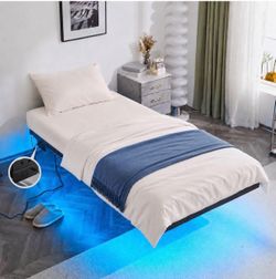 TWIN 8” FLOATING BED FRAME📣MATTRESS NOT INCLUDED 📣CROSSROADS 👇