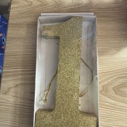 Glitter ✨ Number 1 For A Birthday Party / Not Small Not Big 