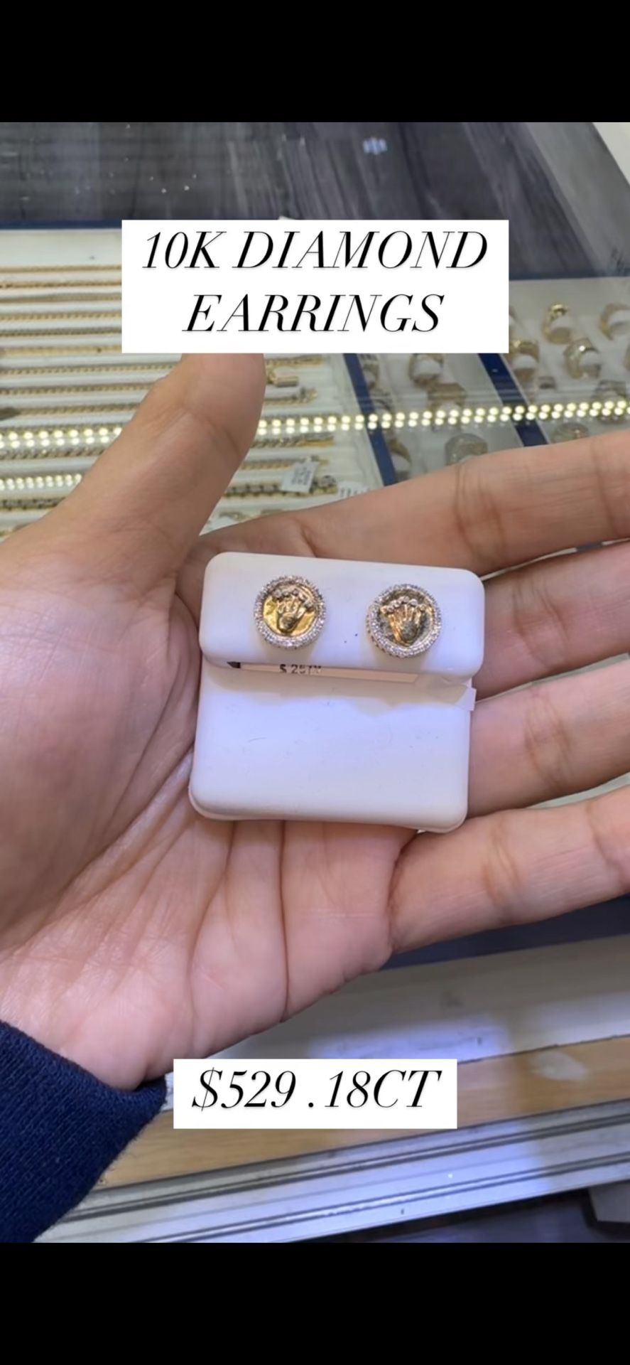 10K DIAMOND EARRINGS