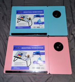 NEW portable adjustable workstation for laptop, phone & tablet