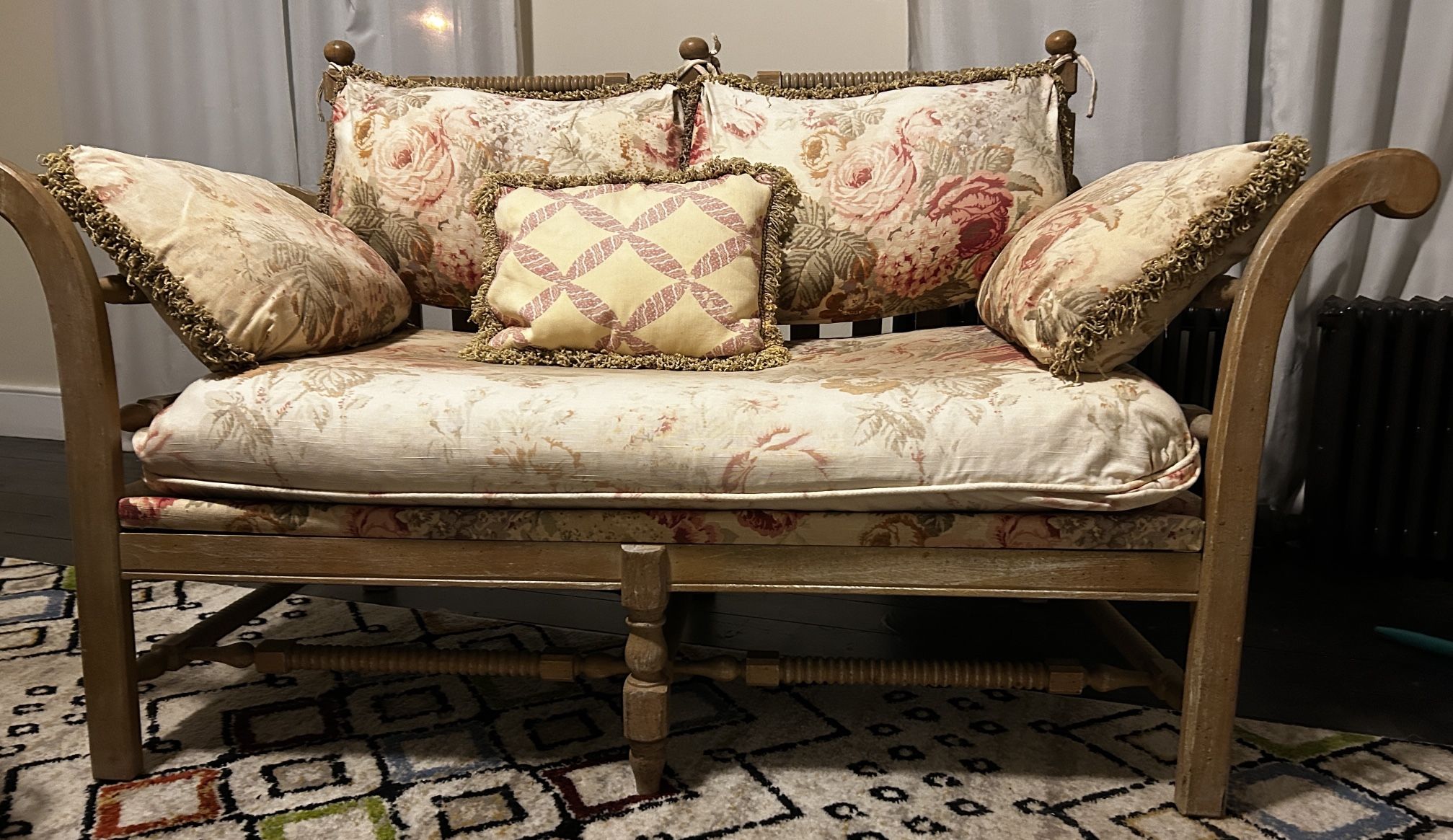 French Country Settee Set