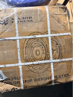 Brand new 35lb bumper plates