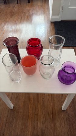 Glass vases