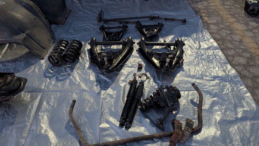 C10 front suspension with new Polyurethane rubbers