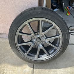 Tesla Model 3 18” Aero Wheel, Tire, TPMS Sensor Set Package spare 2018 2019 2020 OEM 18 rim