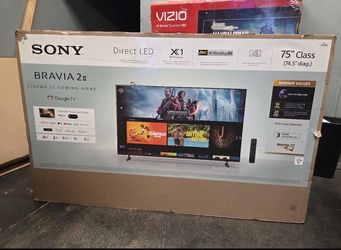 75” Sony smart 4k Bravia 2 tv