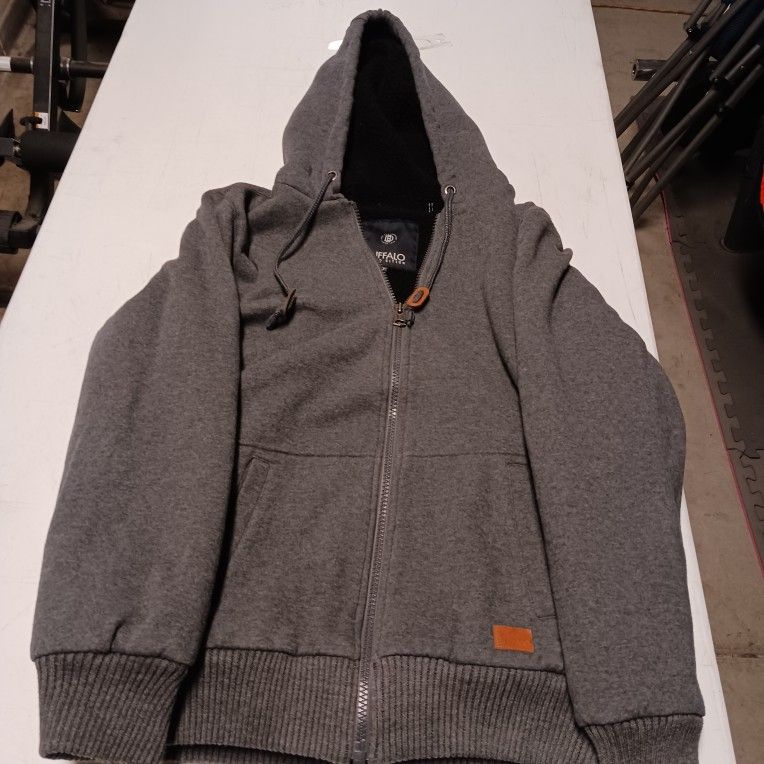 Buffalo David Bitton Zip Up Hoodie Mens Sz L