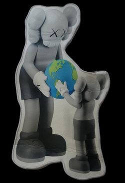 Kaws "The World Is Yours" Throw Rug