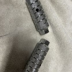 Chrome Bicycle Pegs Pair