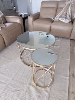 Coffee and side table