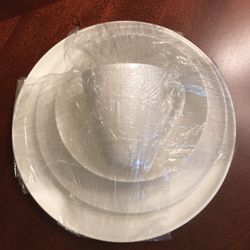 4-piece Plate Bowl Cup Set