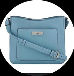 Nine West Harmon Crossbody Swing Pack Pale Denim Hand Bag