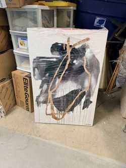 Abstract, Black And Gold Picture