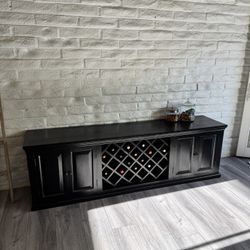 Restoration hardware black Media Console