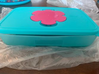 Tupperware baby wipe container