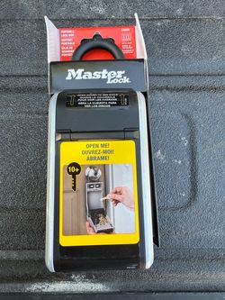Master Portable Lock Box