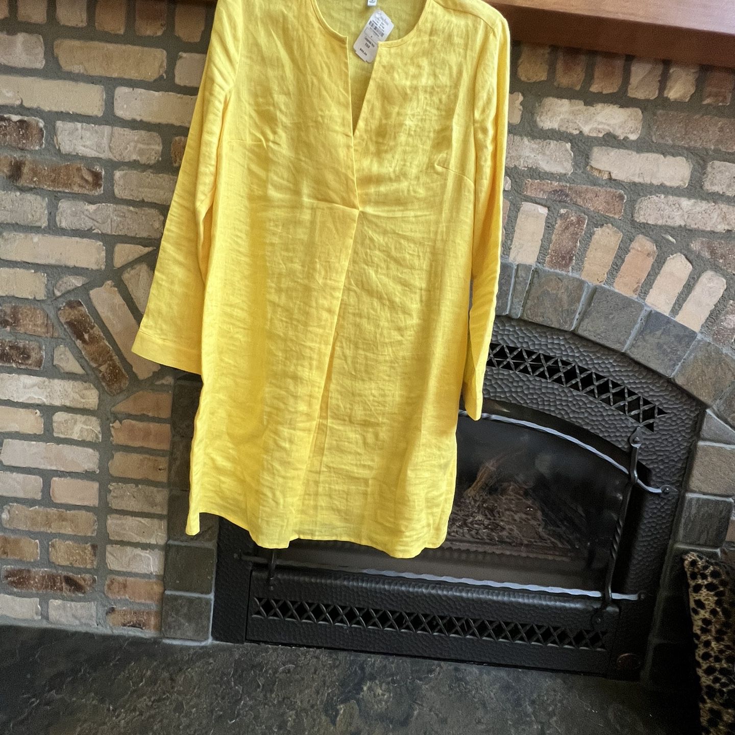 Neiman Marcus Yellow Women Dress