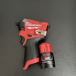 M12 FUEL 12V Lithium-lon Brushless Cordless 1/4 in. Hex Impact Driver