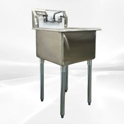 One Compartment Bar Sink With Faucet NSF 1BS-1818-318