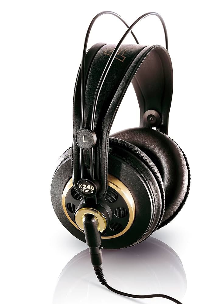 AKG Acoustics K240 Professional Studio Standard Semi-open Headphones - NEW
