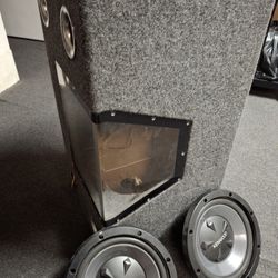 12" Kenwood Speakers, Amplifier SPL Already Installed In The Speaker Box,everything For $200 