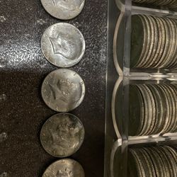 40%  Silver Kennedy Half Dollars