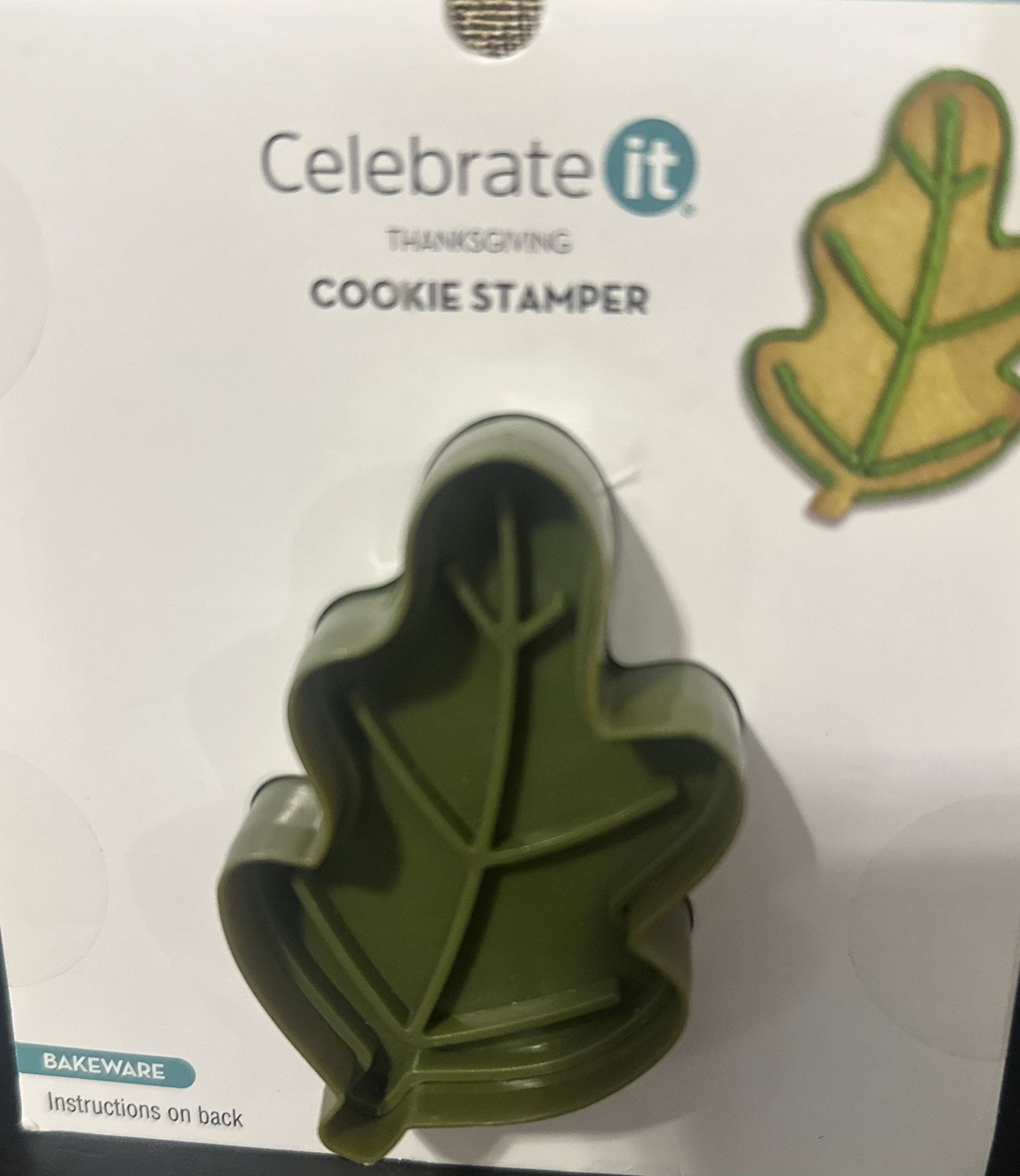 Leaf and Apple Cookie Stamp