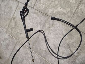 Pressure washer gun and hose