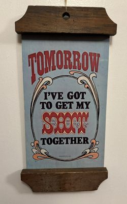Kitschy Sign From 1977