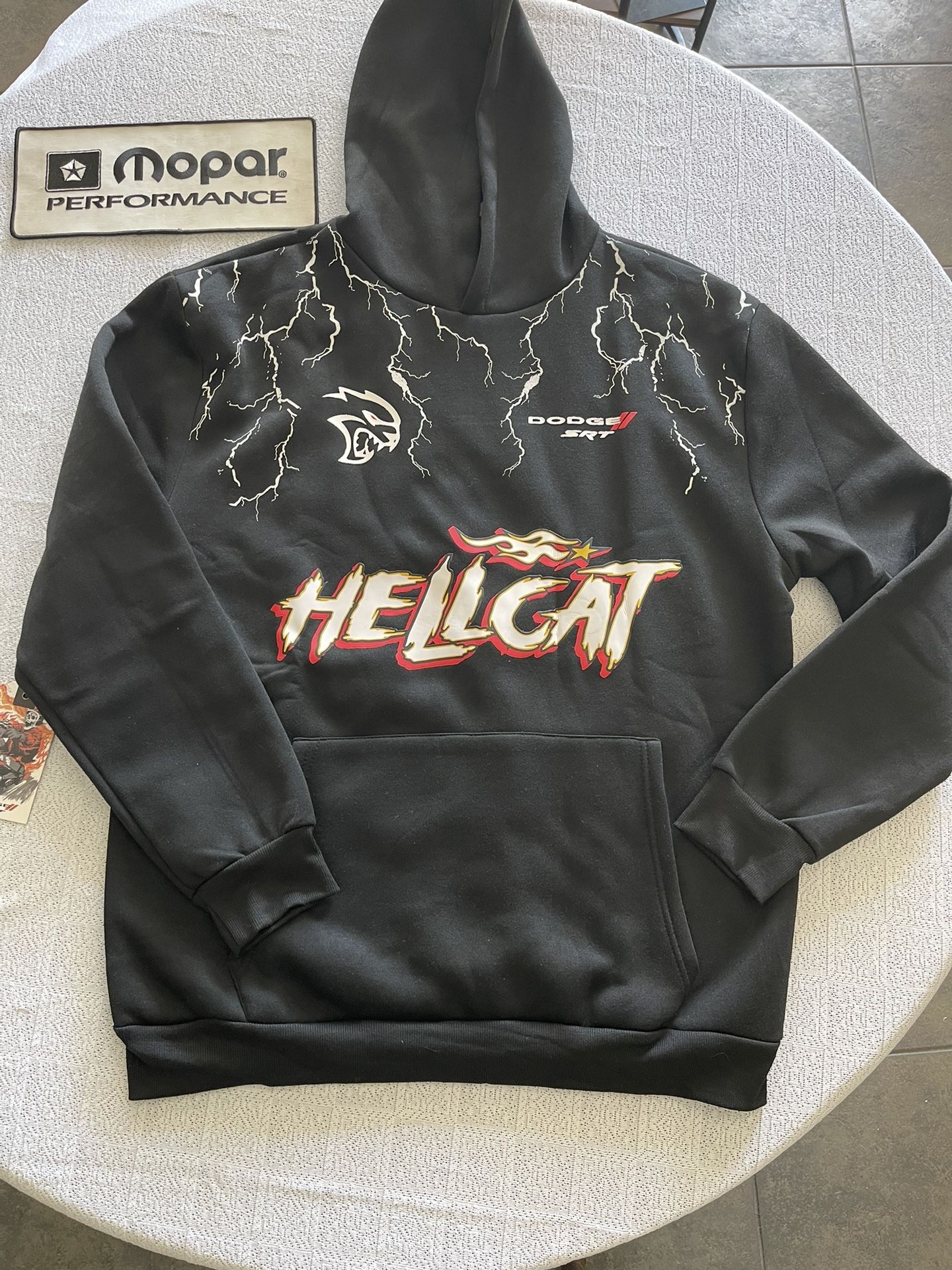 Mopar Dodge Challenger Charger Hellcat Hoodie NWT