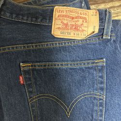 Levi’s 501XX  Men’s Jeans 38x36 -like new!