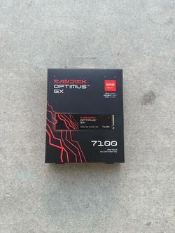 SANDISK Optimus GX 7100 500GB NVMe Internal Gaming SSD Solid State Drive - Gen 4 PCle, M.2 2280, up to 7,250 MB/s