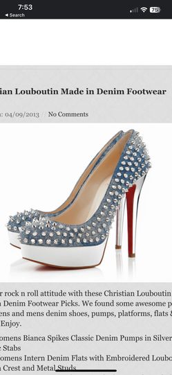 Christian Louboutin Made in Denim Footwear Picks