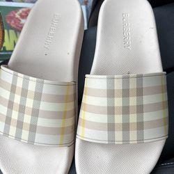 Burberry slides