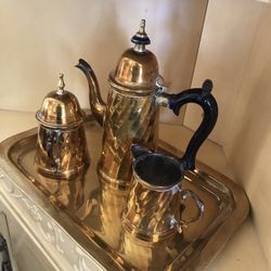Brass Tea Set