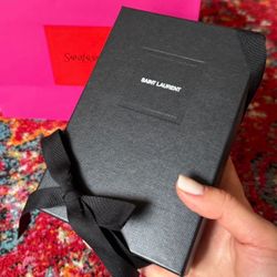 SAINT LAURENT wallet Black Brand New original