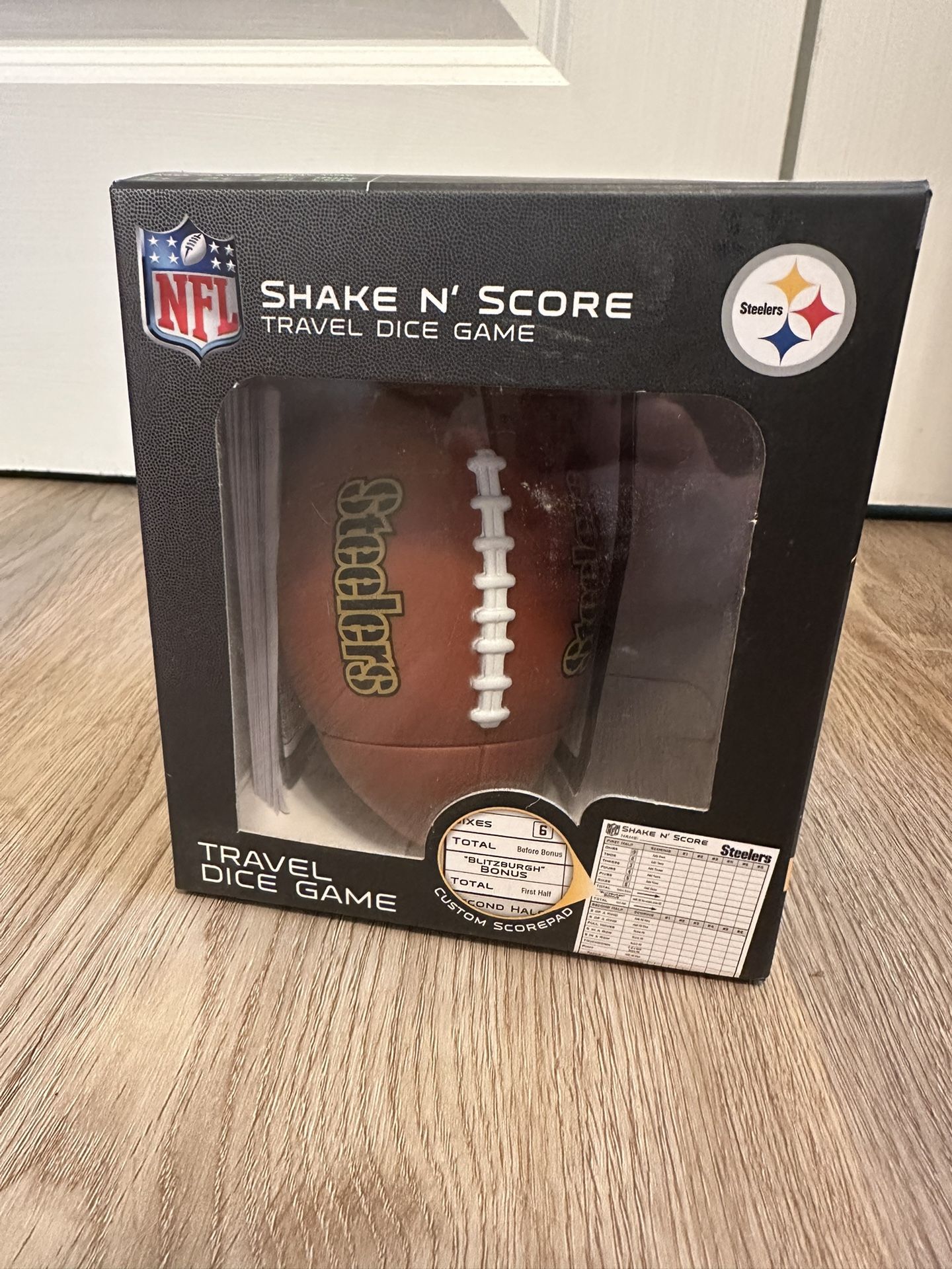 Steelers shake n’ score travel dice game